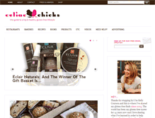 Tablet Screenshot of celiacchicks.com